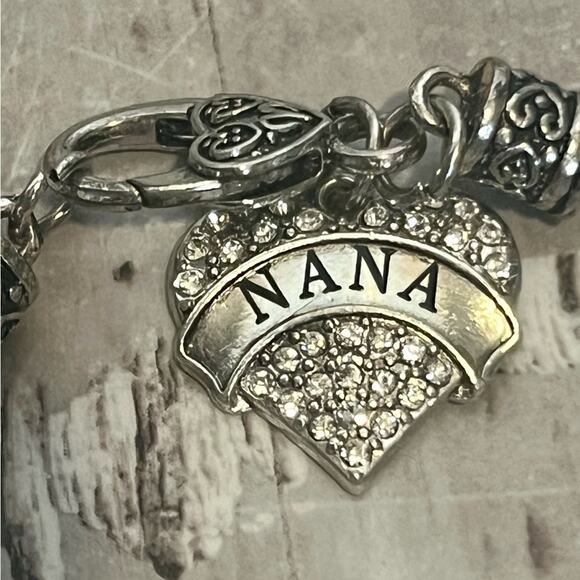 Silver tone heart watch and Pandora style bracelet - Picture 3 of 8